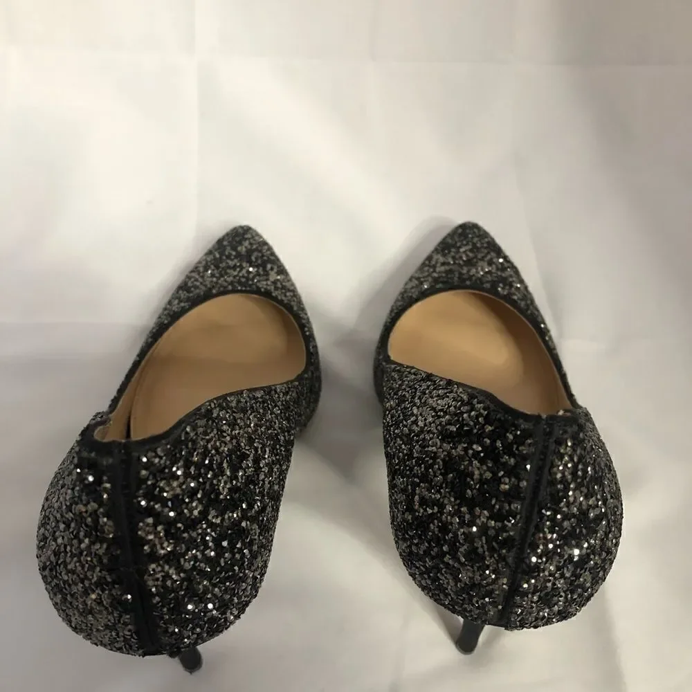 VINCE CAMUTO Olson Crystal Glitter Embellished Pointed Toe Stiletto Pump